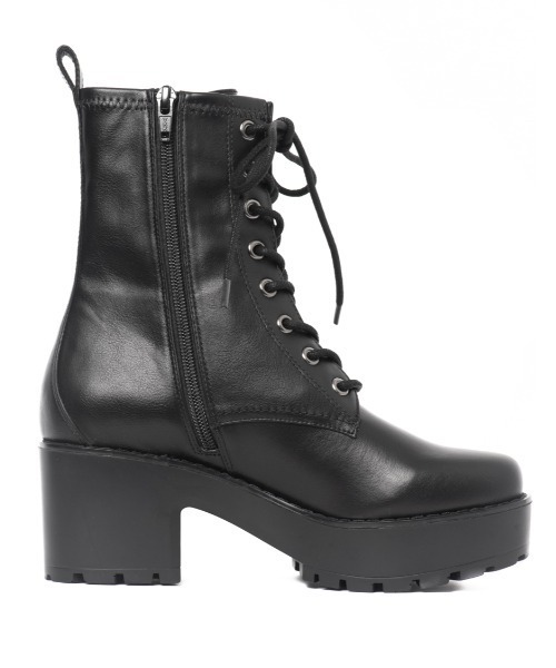 REZOY(リゾイ)の「【22AW新作】【REZOY】厚底ユニットソールレースアップショートブーツ(ブーツ・レディース・ブラック・LL/S/M/L)」の5枚目の写真