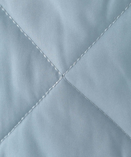 ikka(イッカ)の「ダイヤキルト中綿ジャケット(110~160cm)(ダウンジャケット/コート・キッズ・ブルー/ライトベージュ・120/150/110/140/160/130)」の9枚目の写真