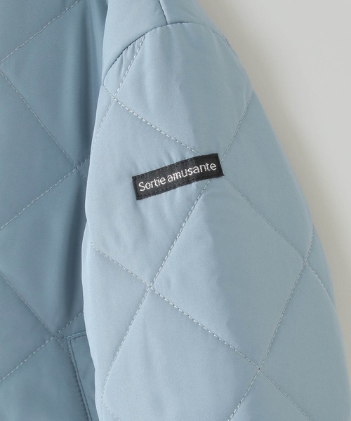 ikka(イッカ)の「ダイヤキルト中綿ジャケット(110~160cm)(ダウンジャケット/コート・キッズ・ブルー/ライトベージュ・120/150/110/140/160/130)」の13枚目の写真