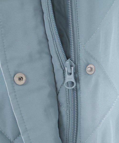 ikka(イッカ)の「ダイヤキルト中綿ジャケット(110~160cm)(ダウンジャケット/コート・キッズ・ブルー/ライトベージュ・120/150/110/140/160/130)」の14枚目の写真