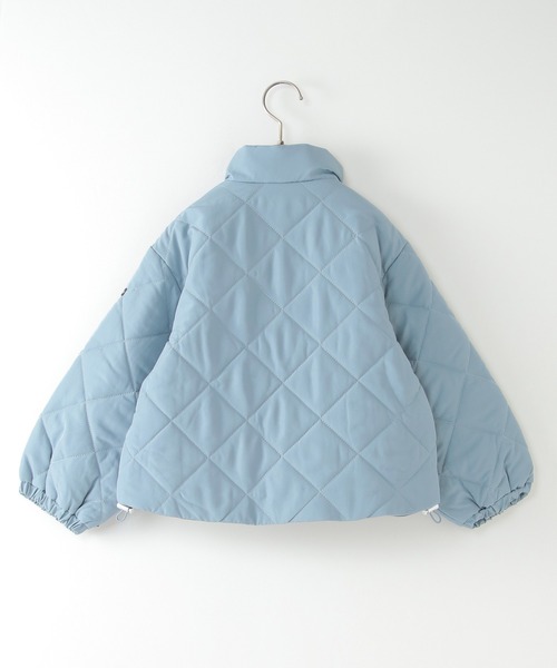ikka(イッカ)の「ダイヤキルト中綿ジャケット(110~160cm)(ダウンジャケット/コート・キッズ・ブルー/ライトベージュ・120/150/110/140/160/130)」の3枚目の写真