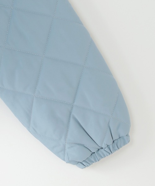 ikka(イッカ)の「ダイヤキルト中綿ジャケット(110~160cm)(ダウンジャケット/コート・キッズ・ブルー/ライトベージュ・120/150/110/140/160/130)」の6枚目の写真