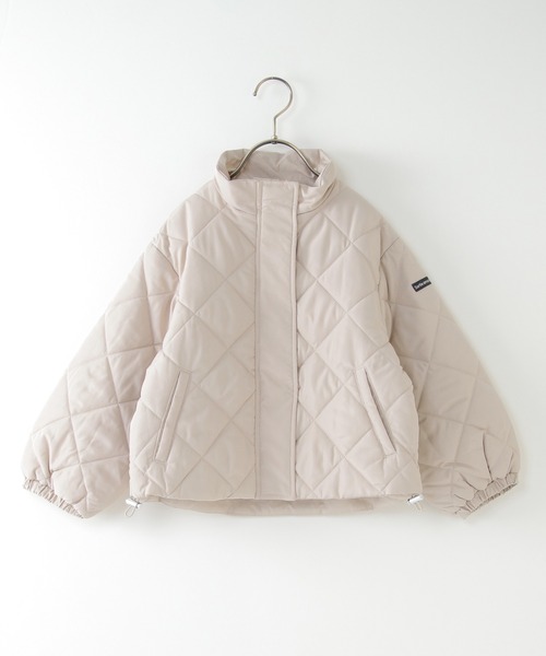 ikka(イッカ)の「ダイヤキルト中綿ジャケット(110~160cm)(ダウンジャケット/コート・キッズ・ブルー/ライトベージュ・120/150/110/140/160/130)」の16枚目の写真