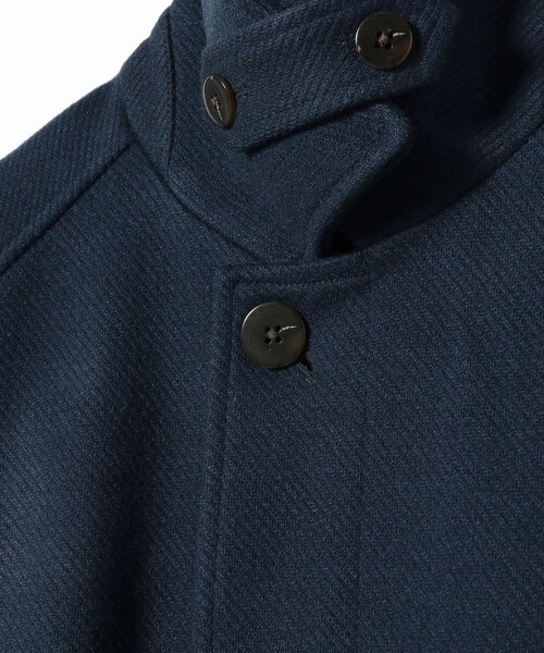 BEAMS LIGHTS（ビームスライツ）の「ツイル ステンカラーコート（ステンカラーコート・メンズ・グレー/ネイビー・S/M/L/XL）」の6枚目の写真