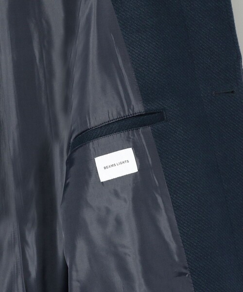 BEAMS LIGHTS（ビームスライツ）の「ツイル ステンカラーコート（ステンカラーコート・メンズ・グレー/ネイビー・S/M/L/XL）」の8枚目の写真