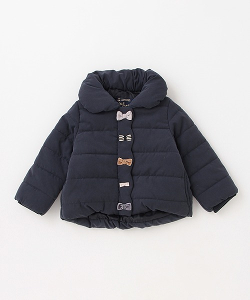petit main（プティマイン）の「【抗菌防臭】中綿リボンジャケット（ブルゾン・キッズ・ネイビー/ブルーグレー/ピンク・130cm/80ｃｍ/110cm/100cm/90cm/120cm）」の14枚目の写真