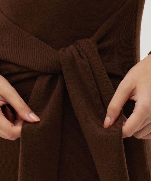 Love,Bonito(ラブボニート)の「エイリン ニット ボディコン ミダクシードレス(ワンピース・レディース・ブラック/ブラウン・X-SMALL/SMALL/MEDIUM/LARGE)」の6枚目の写真