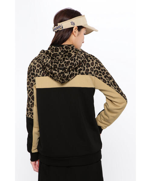 PEARLY GATES】ハイスペック裏毛 フルジップフーディ ＜アニマル柄