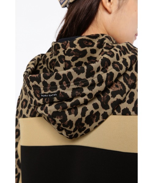 PEARLY GATES】ハイスペック裏毛 フルジップフーディ ＜アニマル柄