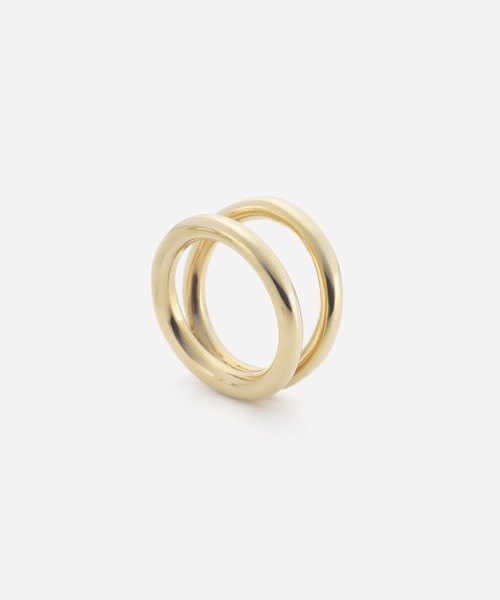 Vaya Con Dios（ヴァヤコンディオス）の「【VayaConDios/ヴァヤコンディオス】R114 ステンレス製ダブルラインリング（リング・メンズ・ゴールド/シルバー・#15/#17/#19/#21）」の2枚目の写真