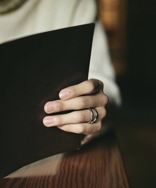 Vaya Con Dios（ヴァヤコンディオス）の「【VayaConDios/ヴァヤコンディオス】R114 ステンレス製ダブルラインリング（リング・メンズ・ゴールド/シルバー・#15/#17/#19/#21）」の14枚目の写真