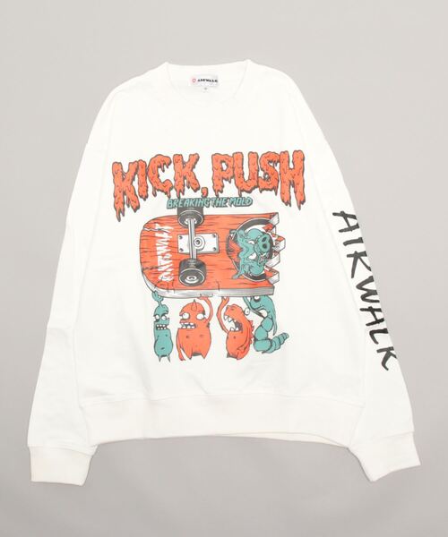AIRWALK(エアウォーク)の「AIRWALK】エアウォーク グラフィッククルートレーナー Unisex-12oz. ヘビーウェイト AWM31302(スウェット・メンズ・レッド/ホワイト/ダークブルー/ブラック・MEDIUM/LARGE/X-LARGE)」の17枚目の写真