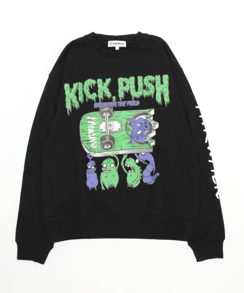 AIRWALK(エアウォーク)の「AIRWALK】エアウォーク グラフィッククルートレーナー Unisex-12oz. ヘビーウェイト AWM31302(スウェット・メンズ・レッド/ホワイト/ダークブルー/ブラック・MEDIUM/LARGE/X-LARGE)」の18枚目の写真