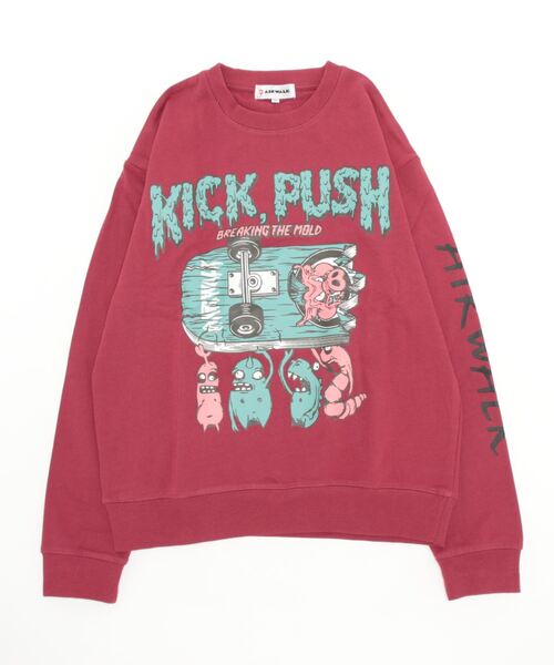 AIRWALK(エアウォーク)の「AIRWALK】エアウォーク グラフィッククルートレーナー Unisex-12oz. ヘビーウェイト AWM31302(スウェット・メンズ・レッド/ホワイト/ダークブルー/ブラック・MEDIUM/LARGE/X-LARGE)」の20枚目の写真