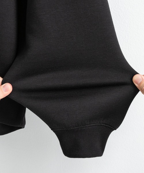 Rocky Monroe（ロッキーモンロー）の「オーバーサイズ ダンボールニット ワンポイント刺繍クレリックプルオーバーパーカー（パーカー・メンズ・ブラック×ホワイト/ホワイト/ブラウン/グレー/チャコールグレー×ブラック・M/L/XL）」の11枚目の写真