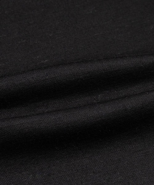 Rocky Monroe（ロッキーモンロー）の「オーバーサイズ ダンボールニット ワンポイント刺繍クレリックプルオーバーパーカー（パーカー・メンズ・ブラック×ホワイト/ホワイト/ブラウン/グレー/チャコールグレー×ブラック・M/L/XL）」の7枚目の写真