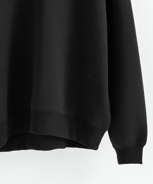 Rocky Monroe（ロッキーモンロー）の「オーバーサイズ ダンボールニット ワンポイント刺繍クレリックプルオーバーパーカー（パーカー・メンズ・ブラック×ホワイト/ホワイト/ブラウン/グレー/チャコールグレー×ブラック・M/L/XL）」の12枚目の写真