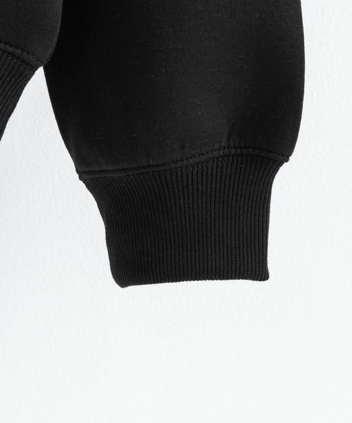 Rocky Monroe（ロッキーモンロー）の「オーバーサイズ ダンボールニット ワンポイント刺繍クレリックプルオーバーパーカー（パーカー・メンズ・ブラック×ホワイト/ホワイト/ブラウン/グレー/チャコールグレー×ブラック・M/L/XL）」の16枚目の写真