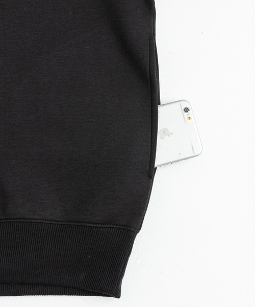 Rocky Monroe（ロッキーモンロー）の「オーバーサイズ ダンボールニット ワンポイント刺繍クレリックプルオーバーパーカー（パーカー・メンズ・ブラック×ホワイト/ホワイト/ブラウン/グレー/チャコールグレー×ブラック・M/L/XL）」の20枚目の写真