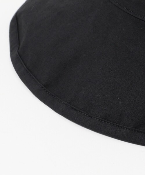 Demi-Luxe BEAMS（デミルクス ビームス）の「KIJIMA TAKAYUKI / コットン ソフト ミドルブリム ハット（ハット・レディース・ベージュ/ブラック・ONE SIZE）」の5枚目の写真