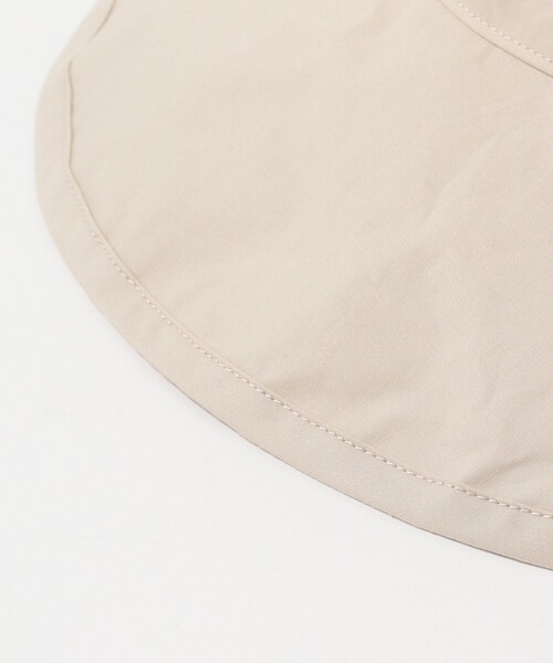 Demi-Luxe BEAMS（デミルクス ビームス）の「KIJIMA TAKAYUKI / コットン ソフト ミドルブリム ハット（ハット・レディース・ベージュ/ブラック・ONE SIZE）」の8枚目の写真