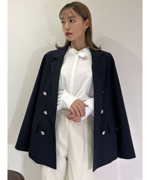 dazzlin(ダズリン)の「ギャザーショルダーブラウス(シャツ/ブラウス・レディース・オフホワイト/ピンク/ブルー・FREE)」の16枚目の写真