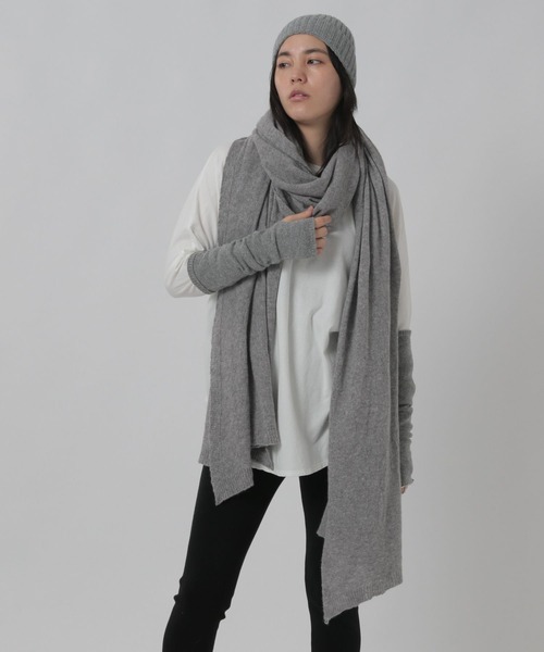 Chaos（カオス）の「Chaos(カオス)/【RIVIERA】カシミヤニットキャップ（ニットキャップ/ビーニー・レディース・ブラック/ブラウン/グレー/グレー系その他/ベージュ系その他・FREE）」の7枚目の写真