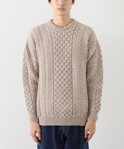 セール】【INVERALLAN / インバーアラン】TRADITIONAL ARAN SWEATER C