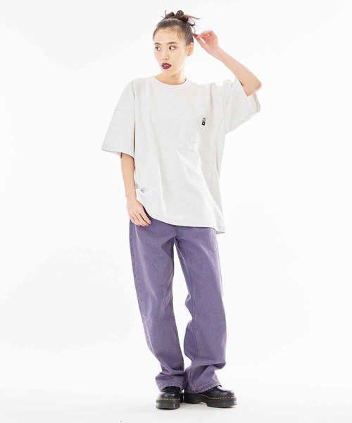 Tシャツ・カットソー X-girl Champion REVERSE WEAVE R PIGMENT DYED POCKET S/S TEE X-girl × Champion REVERSE WEAVE R PIGMENT DYED POCKET S/S