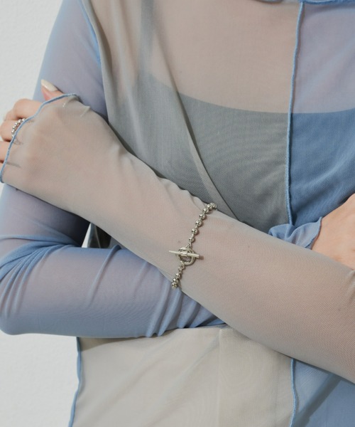 Aunt Marie's（アントマリーズ）の「ボールチェーンブレス / マンテルブレスレット（ブレスレット・レディース・シルバー/ゴールド・FREE）」の4枚目の写真