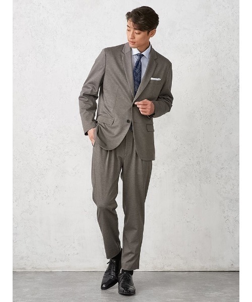 Perfect Suit FActory(パーフェクトスーツファクトリー)の「【上下洗える】プチプラセットアップ パンツ ツイル ベージュ/ネイビー(スラックス・メンズ・ネイビー/ベージュ・L/M/LL/S)」の10枚目の写真