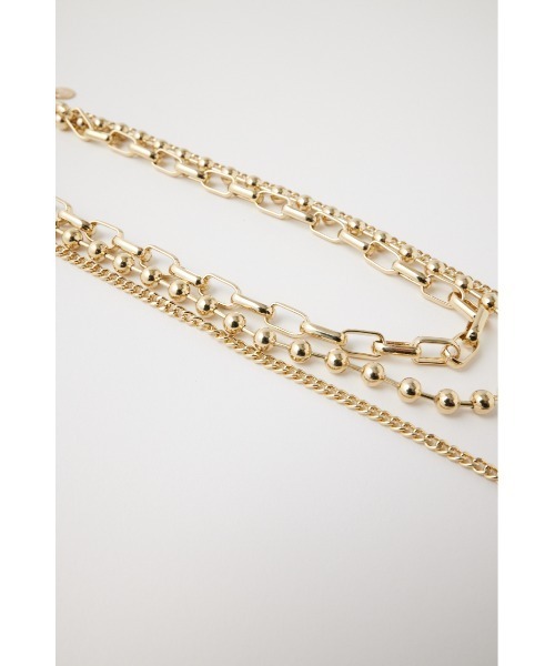 MOUSSY（マウジー）の「CHAIN NECKLACE セット（ネックレス・レディース・ゴールド/シルバー・FREE）」の6枚目の写真