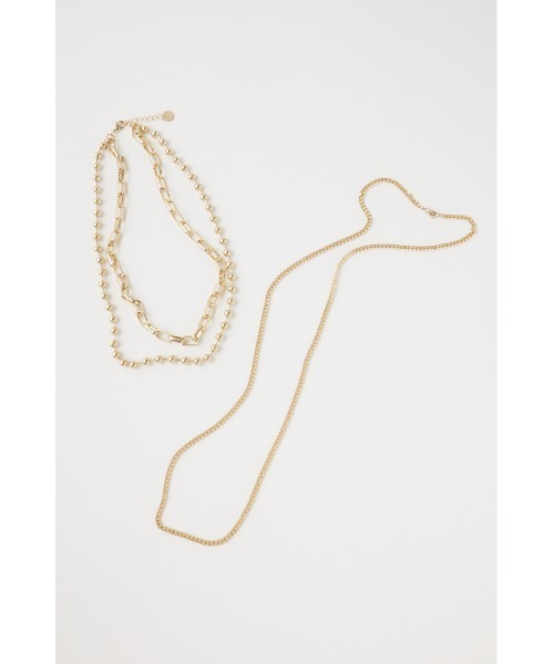 MOUSSY（マウジー）の「CHAIN NECKLACE セット（ネックレス・レディース・ゴールド/シルバー・FREE）」の8枚目の写真