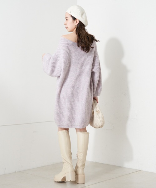 Chico（チコ）の「ツイードベレー帽（ハンチング/ベレー帽・レディース・グレー/アイボリー/ブラック・FREE）」の13枚目の写真