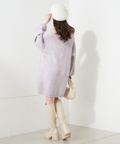 Chico（チコ）の「ツイードベレー帽（ハンチング/ベレー帽・レディース・グレー/アイボリー/ブラック・FREE）」の14枚目の写真