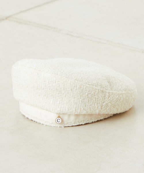 Chico（チコ）の「ツイードベレー帽（ハンチング/ベレー帽・レディース・グレー/アイボリー/ブラック・FREE）」の20枚目の写真