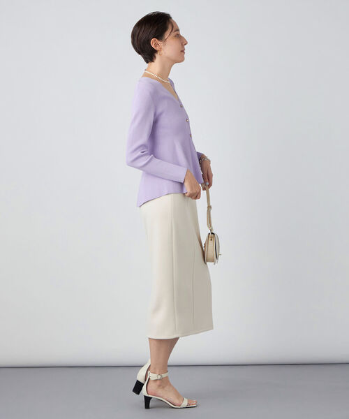 NOLLEY’S Sophi（ノーリーズソフィ）の「ダンボールインゴムタイトスカート（スカート・レディース・ベージュ/ブラック・38/36）」の21枚目の写真