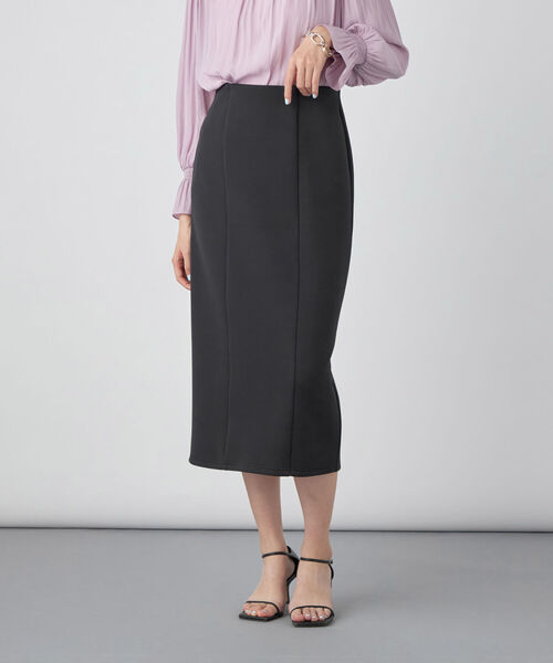 NOLLEY’S Sophi（ノーリーズソフィ）の「ダンボールインゴムタイトスカート（スカート・レディース・ベージュ/ブラック・38/36）」の8枚目の写真