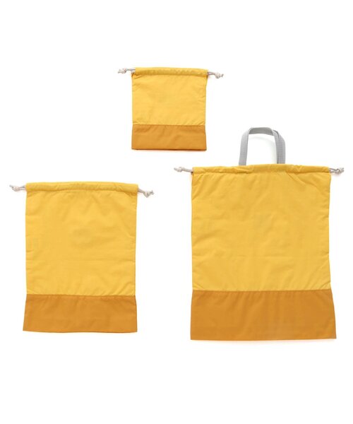 Ampersand（アンパサンド）の「巾着セット（ポーチ・キッズ・レッド/キャメル/イエロー/ラベンダー・FREE）」の17枚目の写真