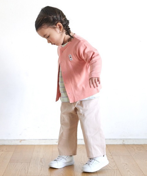 combimini（コンビミニ）の「UVカットカーディガン（カーディガン/ボレロ・キッズ・オフホワイト/オレンジ系/黄緑系・100/110/90/80/120/70）」の10枚目の写真