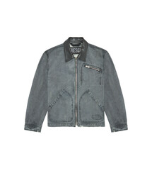 ディーゼル ブルゾン ジャケット ビンテージ DIESEL(ディーゼル) 「23AWJ-Marth」Dロゴサテンブルゾン0BIAY