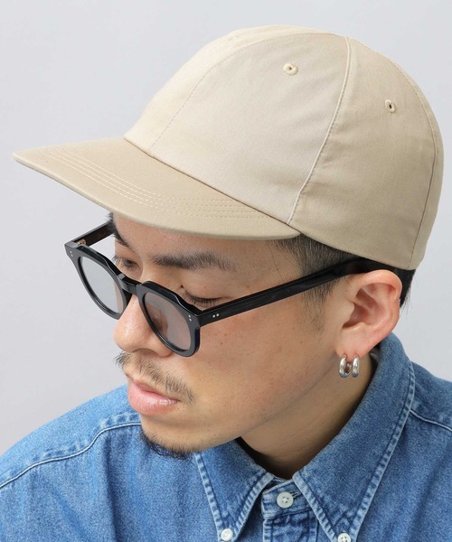 Basiquenti(ベーシックエンティ)の「CORDURAナイロン(日本製生地) ストレッチ コーデュラツイル ジェットキャップ(キャップ・メンズ・ブラック/グレー/ベージュ・FREE)」の4枚目の写真