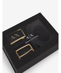 【A|X アルマーニ エクスチェンジ】2バックル ベルトセット