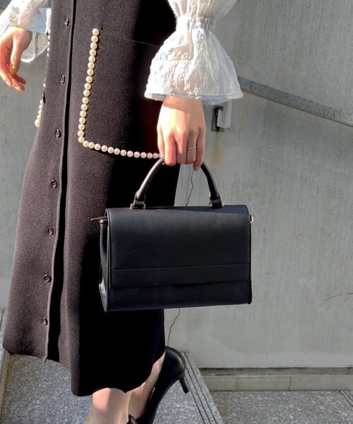 OPAQUE.CLIP（オペークドットクリップ）の「◆ワンハンドルかぶせミニショルダーバッグ【2WAY】（ショルダーバッグ・レディース・イエロー/ベージュ/ブラック・00）」の20枚目の写真