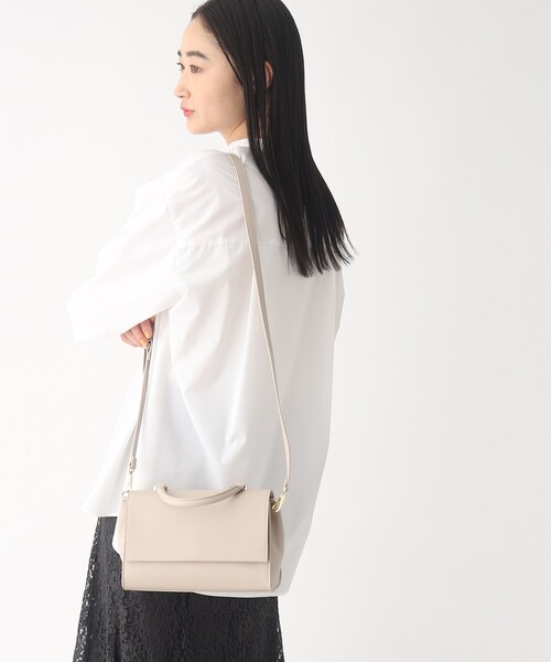 OPAQUE.CLIP（オペークドットクリップ）の「◆ワンハンドルかぶせミニショルダーバッグ【2WAY】（ショルダーバッグ・レディース・イエロー/ベージュ/ブラック・00）」の5枚目の写真