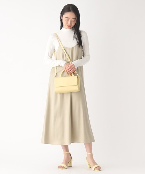 OPAQUE.CLIP（オペークドットクリップ）の「◆ワンハンドルかぶせミニショルダーバッグ【2WAY】（ショルダーバッグ・レディース・イエロー/ベージュ/ブラック・00）」の11枚目の写真