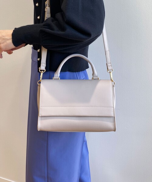 OPAQUE.CLIP（オペークドットクリップ）の「◆ワンハンドルかぶせミニショルダーバッグ【2WAY】（ショルダーバッグ・レディース・イエロー/ベージュ/ブラック・00）」の2枚目の写真