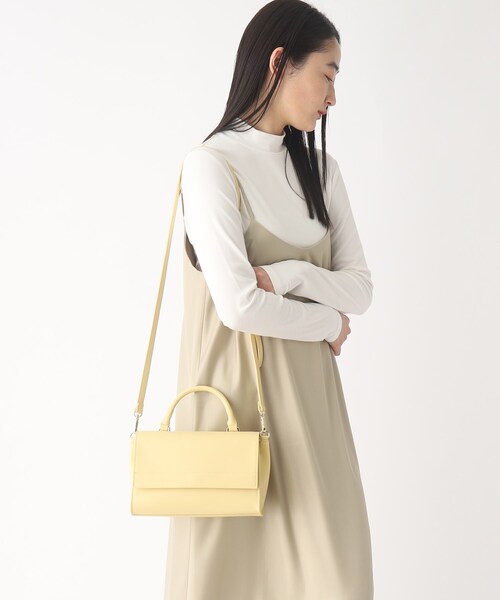 OPAQUE.CLIP（オペークドットクリップ）の「◆ワンハンドルかぶせミニショルダーバッグ【2WAY】（ショルダーバッグ・レディース・イエロー/ベージュ/ブラック・00）」の19枚目の写真