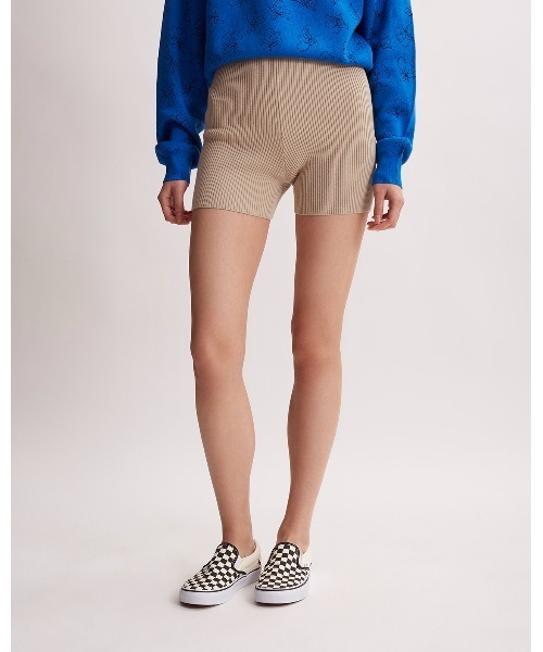 Saturdays NYC(サタデーズ ニューヨークシティ )の「Jiji Rib Knit Short(その他パンツ・レディース・ベージュ/ミント・S/M)」の1枚目の写真