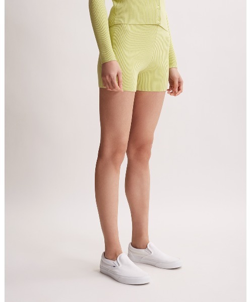 Saturdays NYC(サタデーズ ニューヨークシティ )の「Jiji Rib Knit Short(その他パンツ・レディース・ベージュ/ミント・S/M)」の3枚目の写真